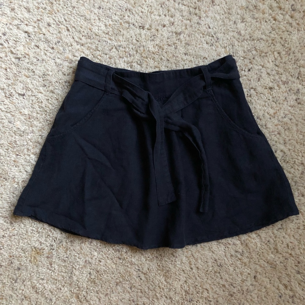 Navy Forever 21 skater skirt